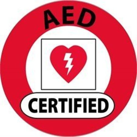 NMC HARD HAT EMBLEM, AED CERTIFIED,  HH132